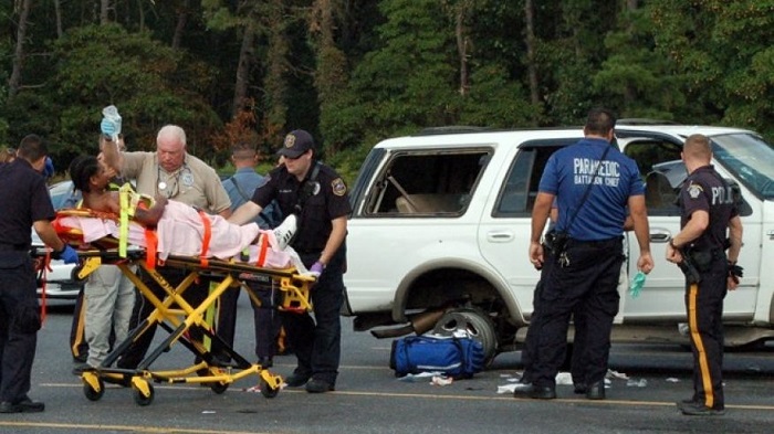 1 dead, 4 hurt in New Jersey highway shootout 